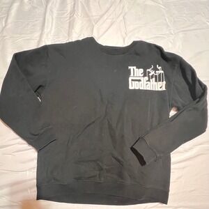 Freeze The Godfather Marlon Brando Graphic Patch Sweatshirt Mens Medium Black
